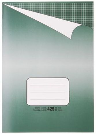 Školní sešit BOBO 425 bezdřevý