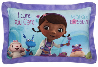 Polštářek Doktorka Plyšáková modrý