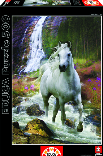 Puzzle Bílý kůň 500 dílků