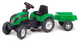 Traktor Ranč zelený + odpojitelný vozík