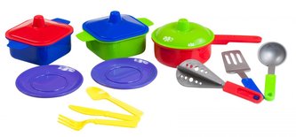 Jídelní set - talířky + příbory