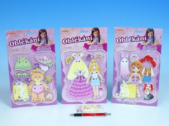 ArtLover Sada oblékání panenek/mix 3 motivů