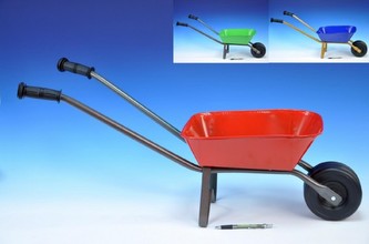 Plechové kolečko 78x40x24cm; 3 barvy - 1 kus