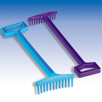 Hrábě plast 43,5cm 4 barvy nářadí