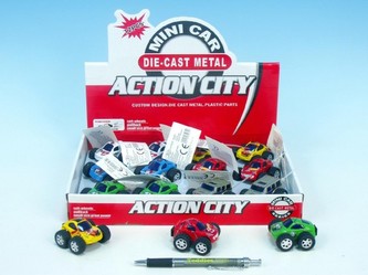 Auto mini kov 5,5cm na zpětné natažení, 6 barev - 1 kus