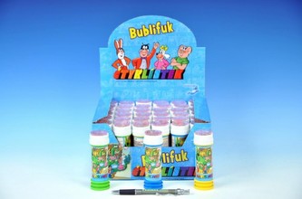 Bublifuk Čtyřlístek 50ml; 3 barvy - 1 kus