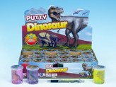 Sliz - hmota 80g dinosaurus 6cm 6 barev 24ks v boxu