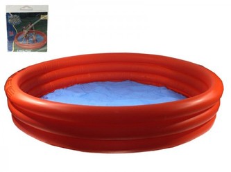 Bazén nafukovací 3 komory 122x25cm 167L asst 3 barvy v sáčku