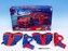 Spiderman laser set - puška 2ks na baterie se zvukem se světlem + 2ks ochranný štít v krabičce