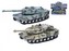 Tank 4x4 plast 18cm na setrvačník na baterie se světlem a zvukem asst 2 druhy 8ks v boxu