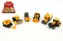 Auto stavební mini kov/plast 8cm volný chod; 6 druhů - 1 kus