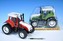 Traktor plast 25cm na setrvačník 2 barvy v krabičce - 1 kus