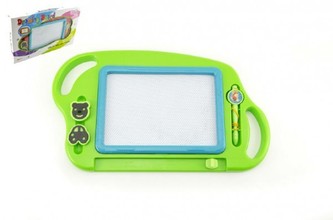 Magnetická mazací tabulka plast 20cm asst 2 barvy v krabici