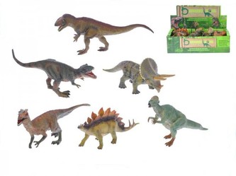 Dinosaurus plast 20-25cm, 6 druhů - 1 kus