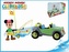 Mickey Mouse auto 12cm s rybářským člunem