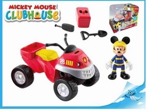 Mickey Mouse záchranářská čtyřkolka 10cm