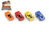 Auto/Autíčko plast 6cm na zpětné natažení,4 barvy - 1 kus