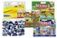 Blok samolepek pro kluky Zvířata/Dopravní prostředky asst 2 druhy