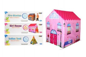 Dětský stan, 3 druhy (1ks v krabici)