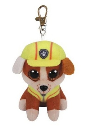 TY PAW PATROL plyšový přívěsek 8,5 cm - Rubble