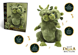 Plyšový Drak Čmoudík zpívající