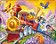 Puzzle MAXI - Cirkusový vlak/30 dílků