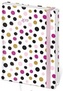 Diář 2019 B6 LYRA denní s gumičkou Dots