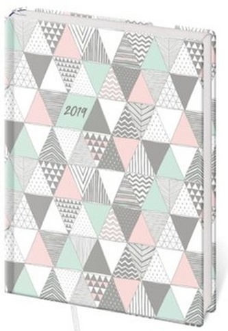Diář 2019 B6 LYRA denní Triangle