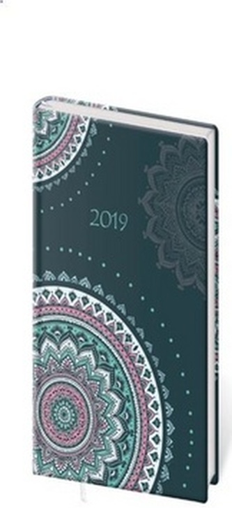 Diář A6 LYRA týdenní Mandala
