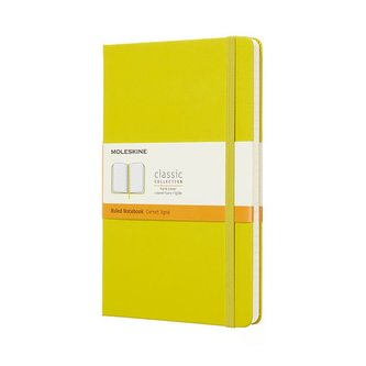 Moleskine: Zápisník tvrdý linkovaný žlutý L