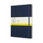 Moleskine: Zápisník tvrdý čtverečkovaný modrý XL