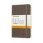 Moleskine: Zápisník měkký linkovaný hnědý S
