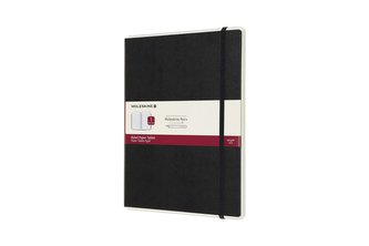 Moleskine: Paper tablet P+tvrdý linkovaný černý  01 XL