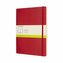 Moleskine: Zápisník měkký čistý červený XL