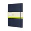 Moleskine: Zápisník měkký čistý modrý XL
