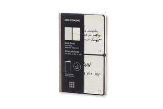 Moleskine: Sada lepících bločků bílé S