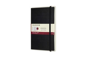 Moleskine: Paper tablet P+ tvrdý linkovaný černý 01 L