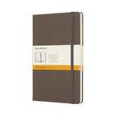 Moleskine: Zápisník tvrdý linkovaný hnědý L