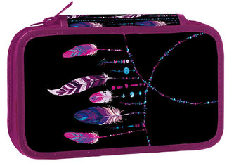 Školní penál dvoupatrový Indian Summer