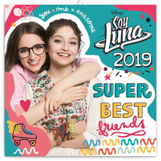 Poznámkový kalendář Soy Luna 2019, 30 x