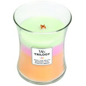 WoodWick Vonná svíčka Trilogy Summer Sweets 275 g unisex