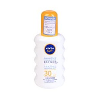 Nivea Sprej na opalování pro citlivou pokožku SPF 30 (Sensitive Protect Sun Spray) 200 ml unisex