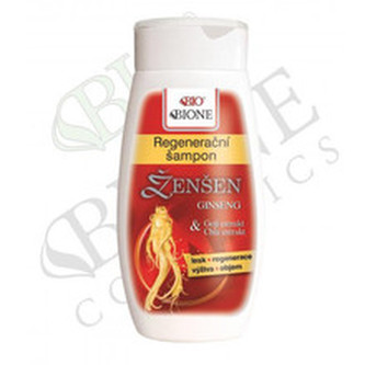 Bione Cosmetics Regenerační šampon Ženšen Goji + Chia 260 ml woman