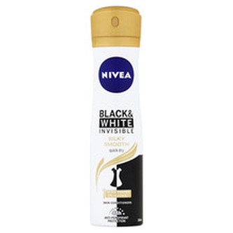 Nivea Antiperspirant ve spreji Black & White (Invisible Silky Smooth) 150 ml woman