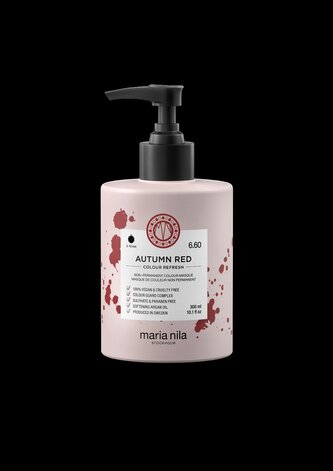 Maria Nila Jemná vyživující maska bez permanentních barevných pigmentů Autumn Red (Colour Refresh Mask) Jemná vyživující maska bez permanentních barevných pigmentů Autumn Red (Colour Refresh Mask) - Objem 300 ml woman