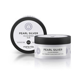 Maria Nila Jemná vyživující maska bez permanentních barevných pigmentů Pearl Silver (Colour Refresh Mask) Jemná vyživující maska bez permanentních barevných pigmentů Pearl Silver (Colour Refresh Mask) - Objem 300 ml woman