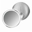 Simplehuman Kapesní dobíjecí kosmetické zrcátko Sensor Compact s LED osvětlením, 3x zvětšení Kapesní dobíjecí kosmetické zrcátko Sensor Compact s LED osvětlením, 3x zvětšení - Varianta Černá nerez ocel woman