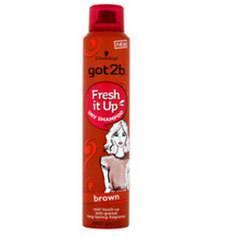 got2b Suchý šampon pro hnědé vlasy Fresh it Up Brown (Dry Shampoo) 200 ml woman