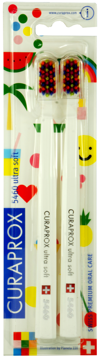 Curaprox Velmi jemný zubní kartáček 5460 Ultra Soft Duo pack - Pop Art Edition unisex