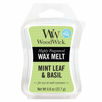 WoodWick Vonný vosk Mint Leaf & Basil 22,7 g unisex